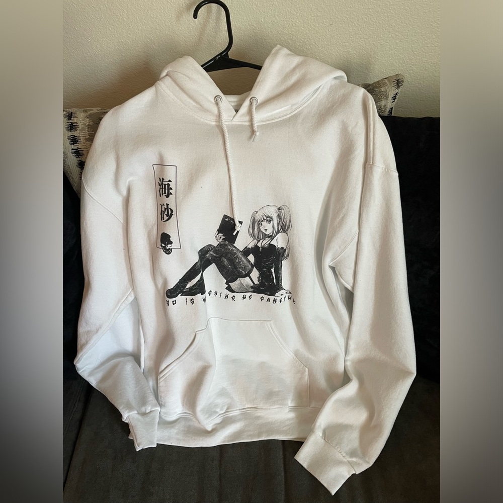 NWOT Deathnote hoodie. Size M